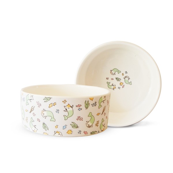 'Mer-Pets' Ceramic Designer Dog Bowl