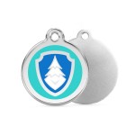 'Everest' Paw Patrol ID Tag - Stainless Steel & Enamel