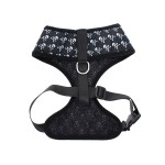 Skull & Crossbones Pattern Fabric Dog Harness