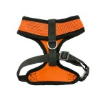 Soft Mesh Fabric Dog Harness in Burnt Orange