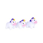 Zippy Burrow - Unicorns in Rainbow Plush Dog Toy